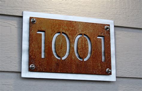 address metal for house number|1 inch metal numbers.